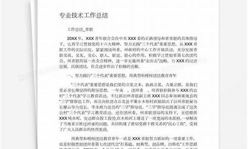 专业技术总结3000字_专业技术总结3000字电力