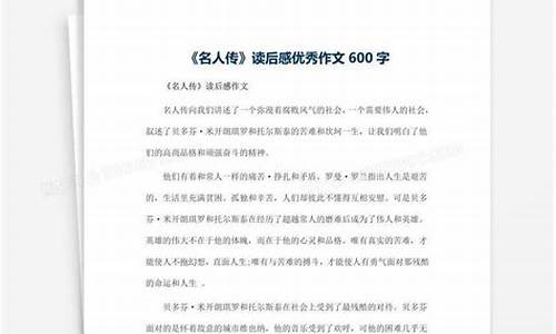 名人传记读后感500字_名人传记读后感500字大全