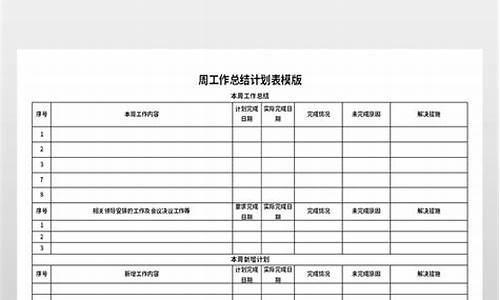 工作周总结通用_工作周总结通用500字